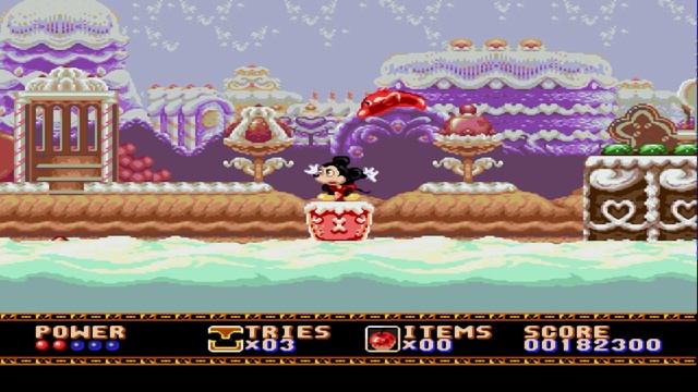 Прохождение игры : Castle of Illusion Starring Mickey Mouse (игра, 1990) . Sega. смотреть онлайн