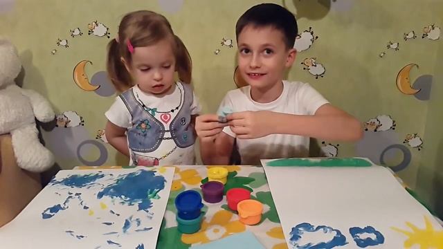 Пальчиковые краски Finger paint смотреть онлайн