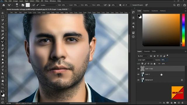 High End Skin Retouching Photoshop Tutorial смотреть онлайн