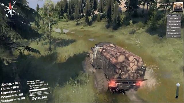 Spin Tires Урал 43206s 4x4 смотреть онлайн