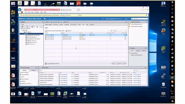 vSAN 6.6 - expanding Bootstrapped install to 3 node cluster смотреть онлайн