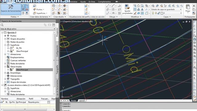 Autocad Civil 3D: Frecuencia, desfasaje de secciones transversales en autocad Civil 3D смотреть онлайн