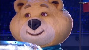 Мишка  Закрытие Олимпиады  Сочи, 23 02 2014