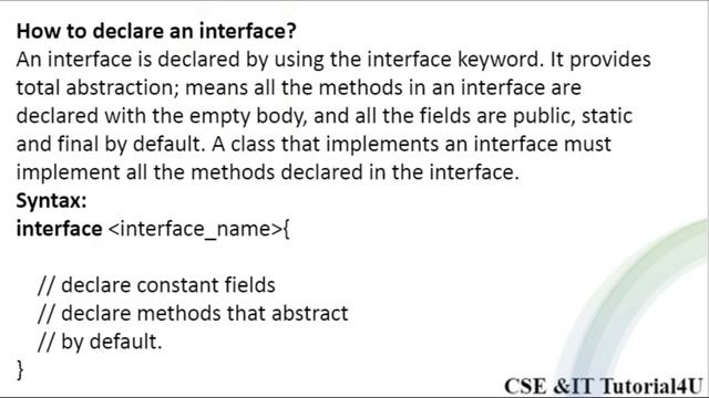 Abstraction in Java смотреть онлайн