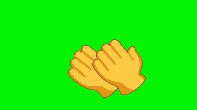 Clapping Hand Animated Emoji in Green Screen (4K Quality + Free Download Google Drive Link) смотреть онлайн