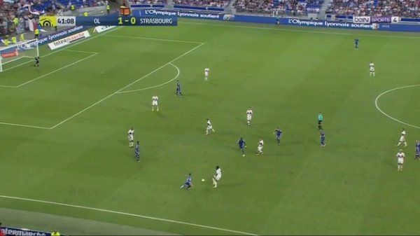 Bertrand Traore vs Strasbourg, aug 2017