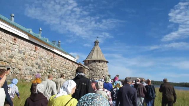 Соловецкий монастырь. Крестный ход. 12 августа 2018 года