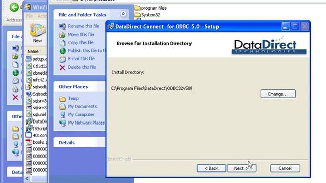 Datadirect Connect for ODBC Driver (Windows) Install смотреть онлайн