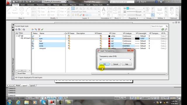 AutoCAD II 29-23 Layer Property Overrides смотреть онлайн