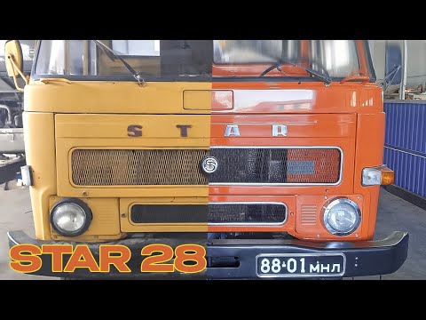 Польский Star 28 с автовышкой Bumar P183 отреставрирован за 4 месяца для Музея Транспорта Москвы смотреть онлайн