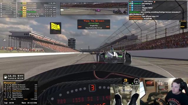 IndyCars Series Fixed @ Indy iRacing смотреть онлайн