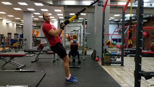 Сгибание рук в TRX. Индивидуальное составления программы тренировок +79852258478 смотреть онлайн