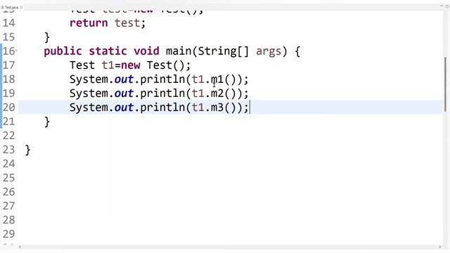 this keyword to return current class instance | Java for Beginners смотреть онлайн