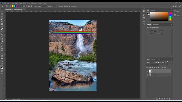 1 Minute PS Skill - How to Create A Rainbow by Photoshop смотреть онлайн