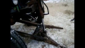 Трактор МТЗ 80Передняя навеска своими руками.