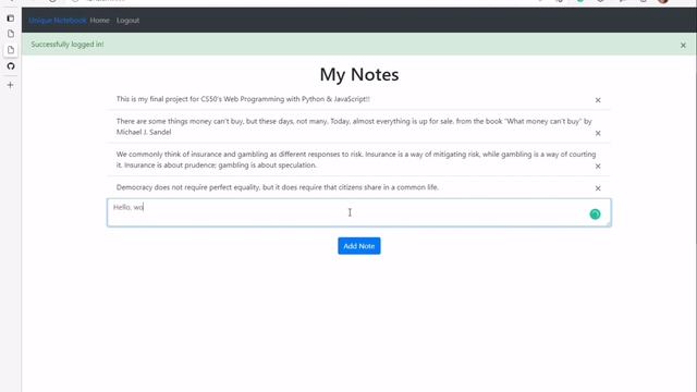 CS50's Web Programming with Python & JavaScript: Final Project - Capstone смотреть онлайн