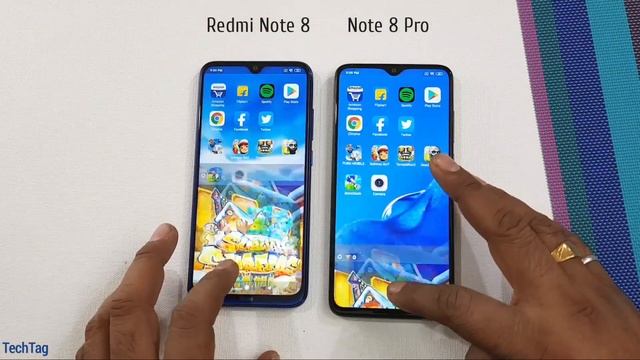 Redmi Note 8 vs Redmi Note 8 Pro SpeedTest & Camera Comparison смотреть онлайн