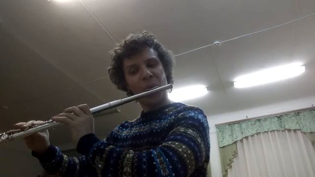 Johann Sebastian Bach Partita for flute solo a-moll Allemande/Andrey Kostyagin смотреть онлайн