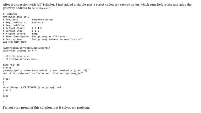 Use default gateway as ntp server (2 Solutions!!) смотреть онлайн