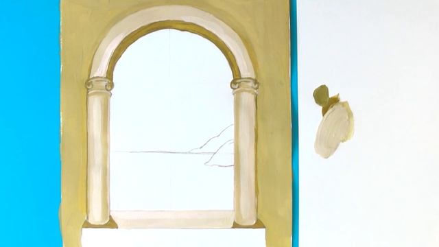 КАК НАРИСОВАТЬ ПЕЙЗАЖ ☀ ИДЕЯ ДЛЯ ПОДАРКА ☀УРОКИ РИСОВАНИЯ смотреть онлайн