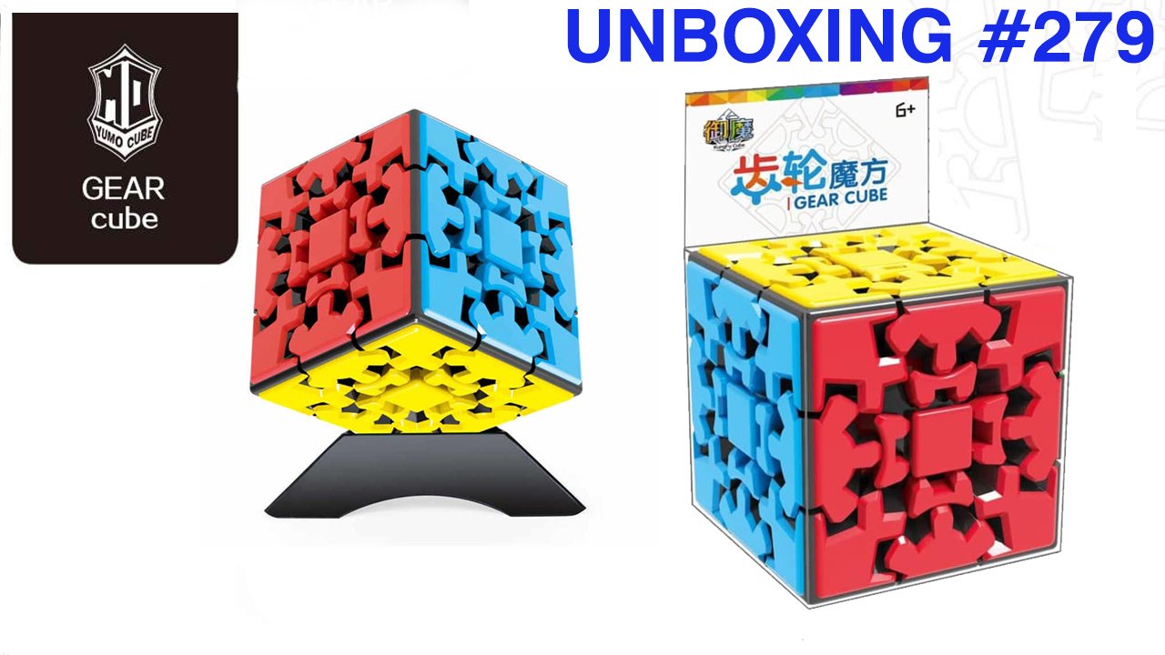 Unboxing №279 KungFu 3x3x3 Gear Cube. Обзор смотреть онлайн