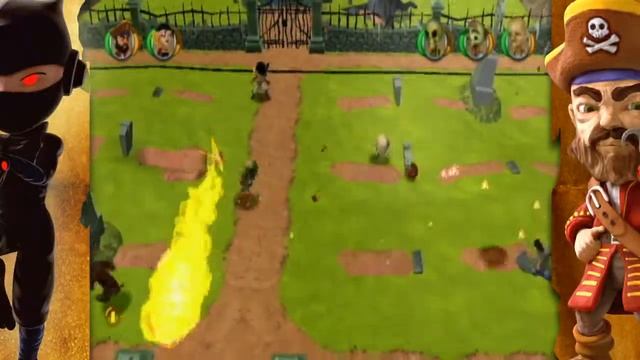 Pirates Vs. Ninjas Dodgeball (May Trailer) - Nintendo Wii смотреть онлайн