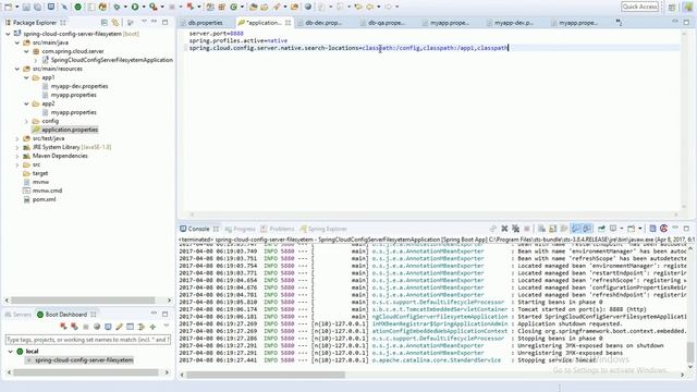 Quick Start of Spring Cloud Config Server #2 смотреть онлайн