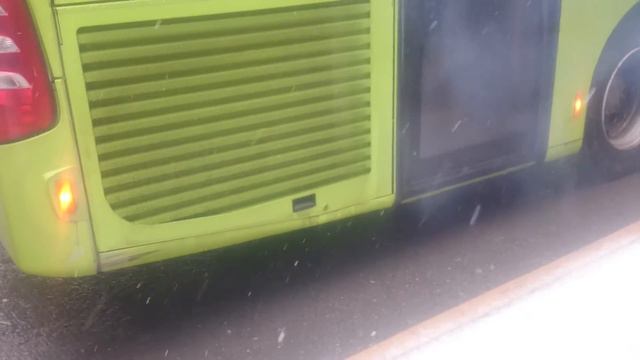 WEBASTO releasing lot's of smoke (Mercedes Citaro) смотреть онлайн