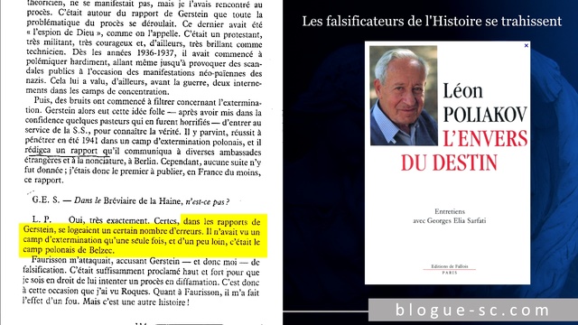 Les Falsificateurs De L'Histoire Se Trahissent