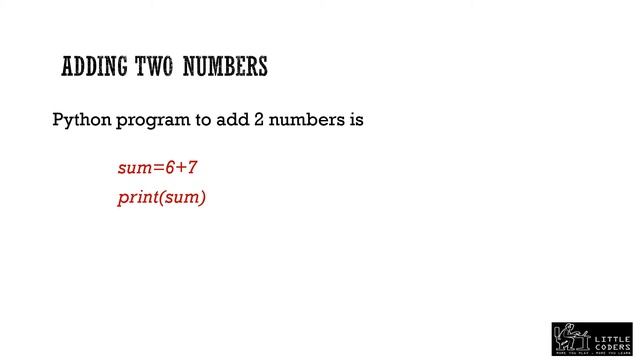 Adding Numbers Python Programming English HD смотреть онлайн