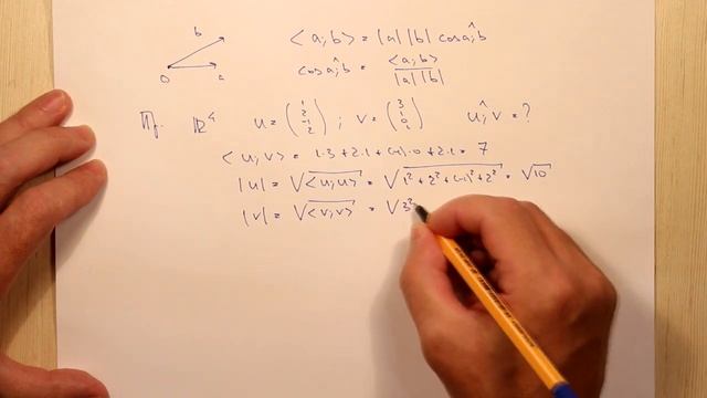 Геометрический смысл скалярного произведения. Тема смотреть онлайн