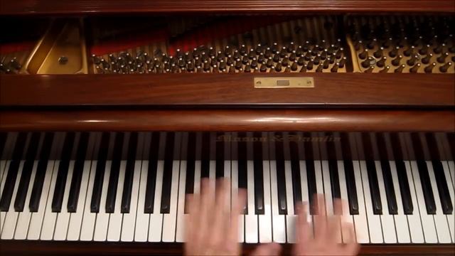 Blues Piano, "Black Hat & Shades". w/ short explanation. смотреть онлайн