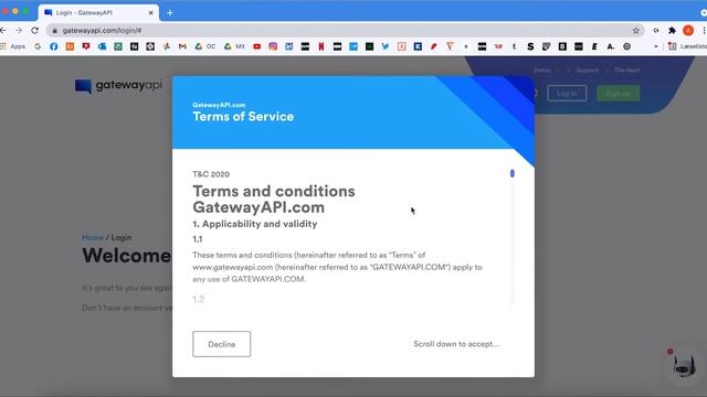 How to create an account - GatewayAPI смотреть онлайн