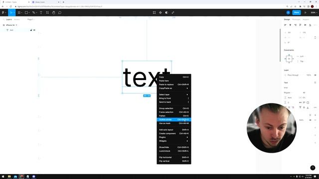 How do I make text to path in Figma? смотреть онлайн