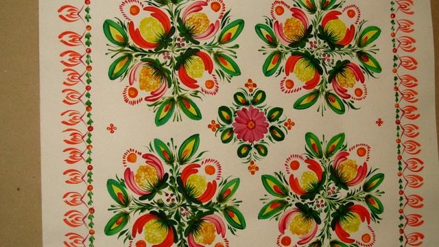 Petrykivka painting. Петриковская роспись смотреть онлайн