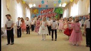 танец(микс) с воспитателем на выпускном в детском саду