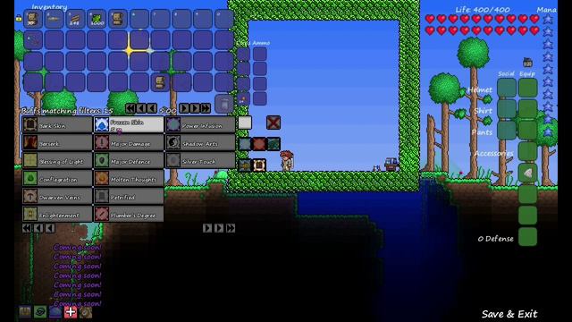 [ Terraria mod ] Обзор модов #3 Alchemy Mod смотреть онлайн