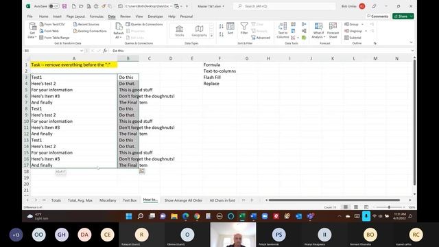 Microsoft Excel Office Hour 84: Excel tips & tricks | Bob Umlas смотреть онлайн