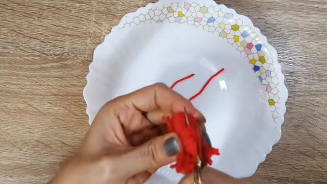 Easy DIY Pom Pom mini - Heart Making Idea with Fork - Amazing Valentine's Day Crafts смотреть онлайн