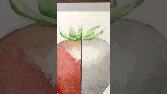 Watercolor shading with complementary colors #art #paintingtutorial #watercolor #watercolorpainting смотреть онлайн