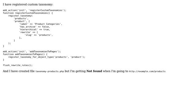 Wordpress: Custom taxonomy with custom post type template not showing смотреть онлайн
