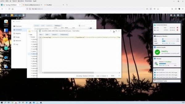 CLOUDFLARE tunnel on SYNOLOGY. (the raw way)