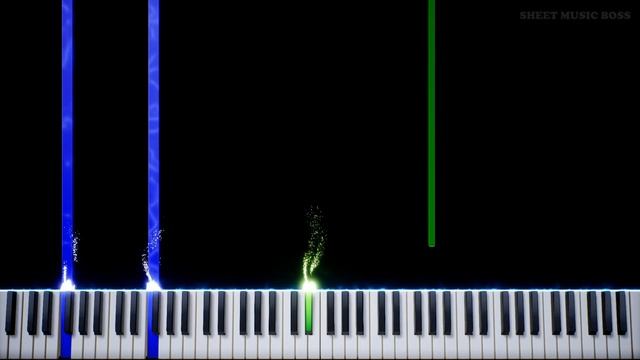 C418 - Intro (from Minecraft Volume Beta)- Piano Tutorial смотреть онлайн