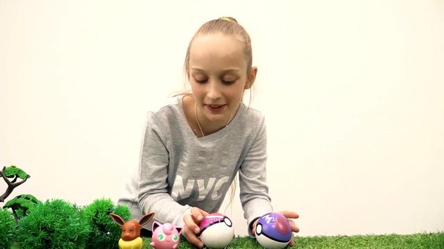 игры для девочек - Ловим покемонов - Видео для девочек смотреть онлайн