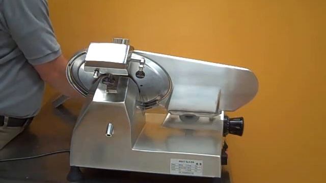 How To Use 12" Meat & Cheese Deli Slicer by Chicago Food Machinery смотреть онлайн