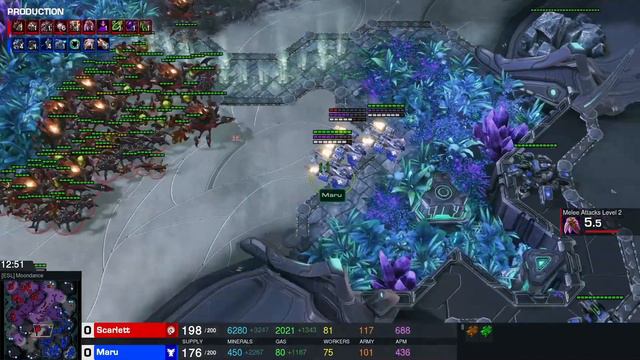ASMR Starcraft 2 MARU Vs SCARLETT SC2 Tournament Proleague 2022