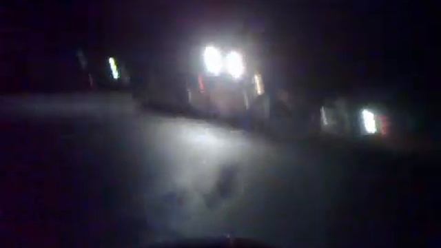 High speed bike ride during night on a Highway near Jhansi (U.P) ,India смотреть онлайн