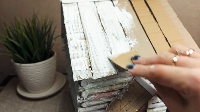 Избушка на курьих ножках своими руками.Мастер- класс.Поделка из картона и бумаги. Дом из картона.Di смотреть онлайн