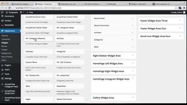 Free Photography Theme FotoGraphy - How to Configure Instagram Feed Section | WordPress Tutorial смотреть онлайн