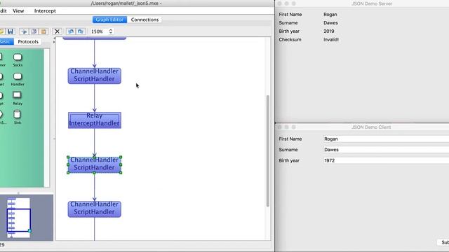 Stage 5 of the JSON intercept demo смотреть онлайн